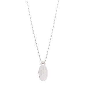 Tiffany & Co. Oval Dog Tag Necklace
